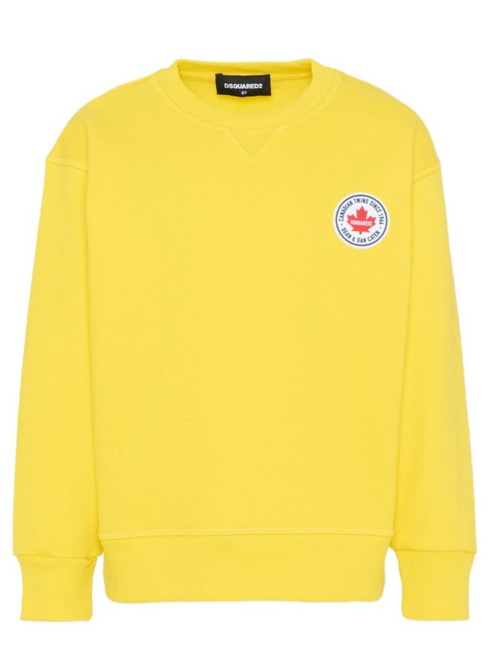 DSQUARED2 KIDS crew-neck logo-patch sweatshirt